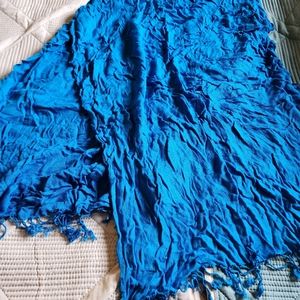 Beautiful blue scarf